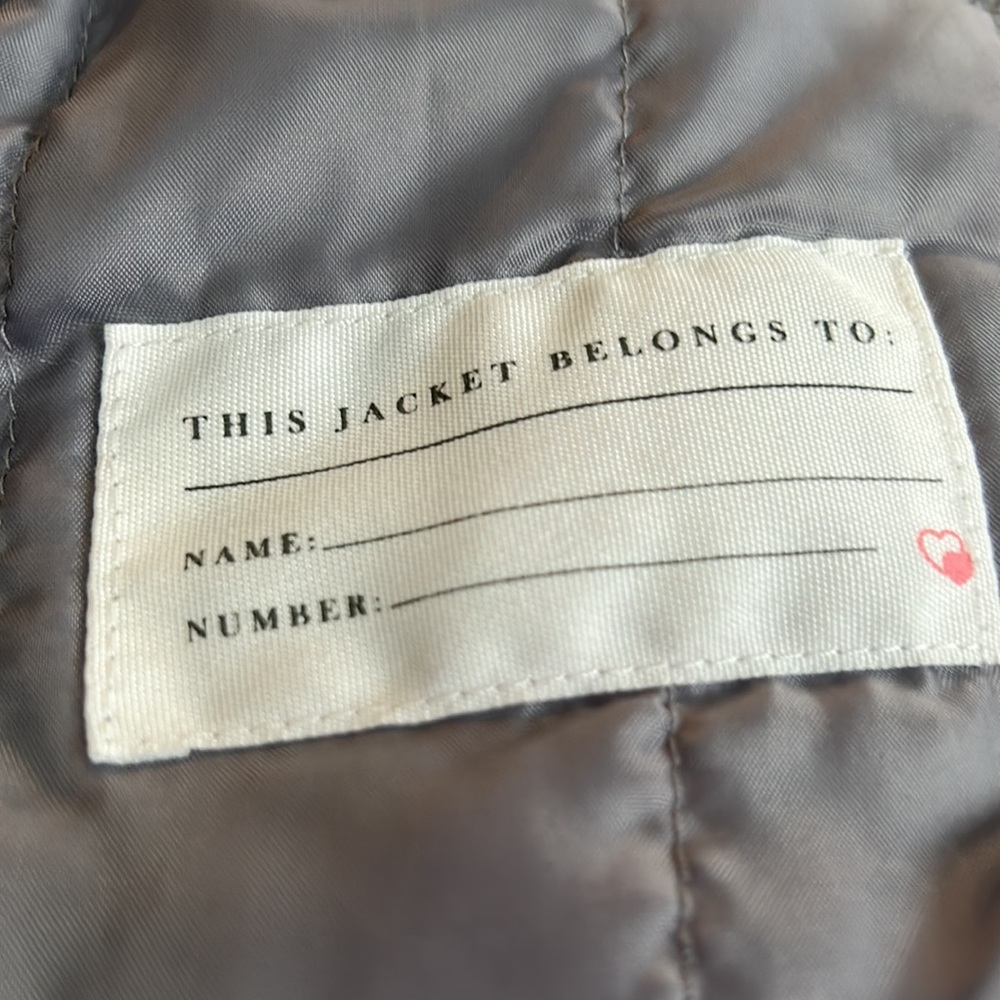 Carter’s gray hooded coat. Zips and buttons, size 18 months. - Picture 6 of 9